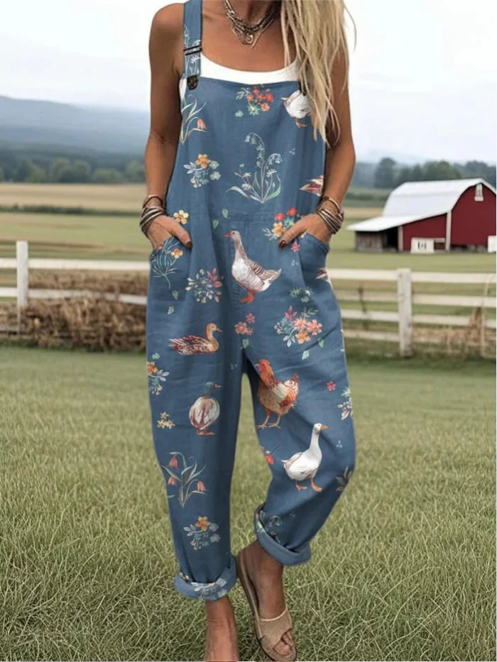 Simone™ | Casual Vintage Jumpsuit
