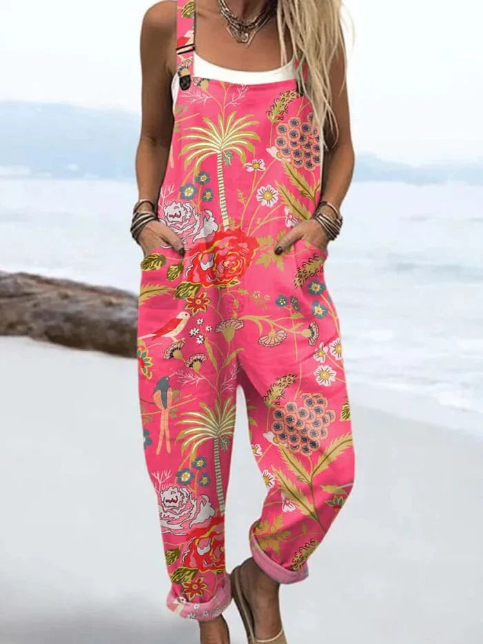 Giselle™ | Lightweight Vintage Jumpsuit