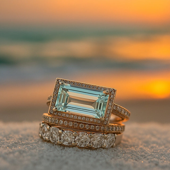 Noelia™ | Effortless Glass Tide Rings