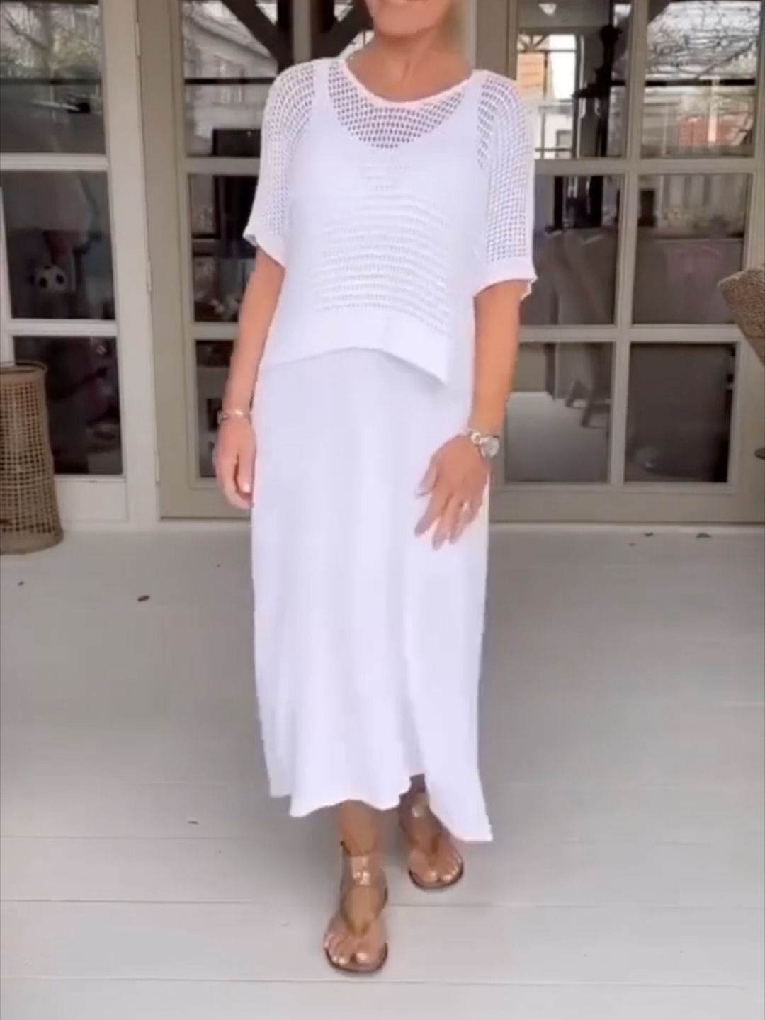 Natalia™ | White Relaxed Handcrafted Set