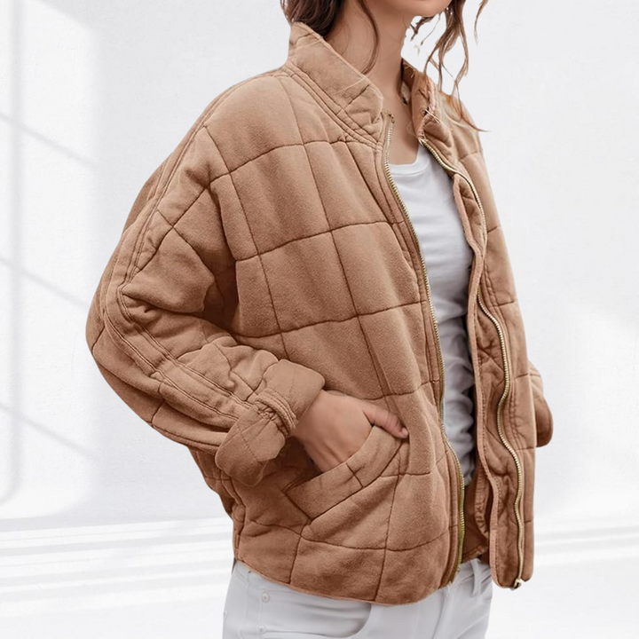 Sloane™ | Brown Quilted Comfort Jacket