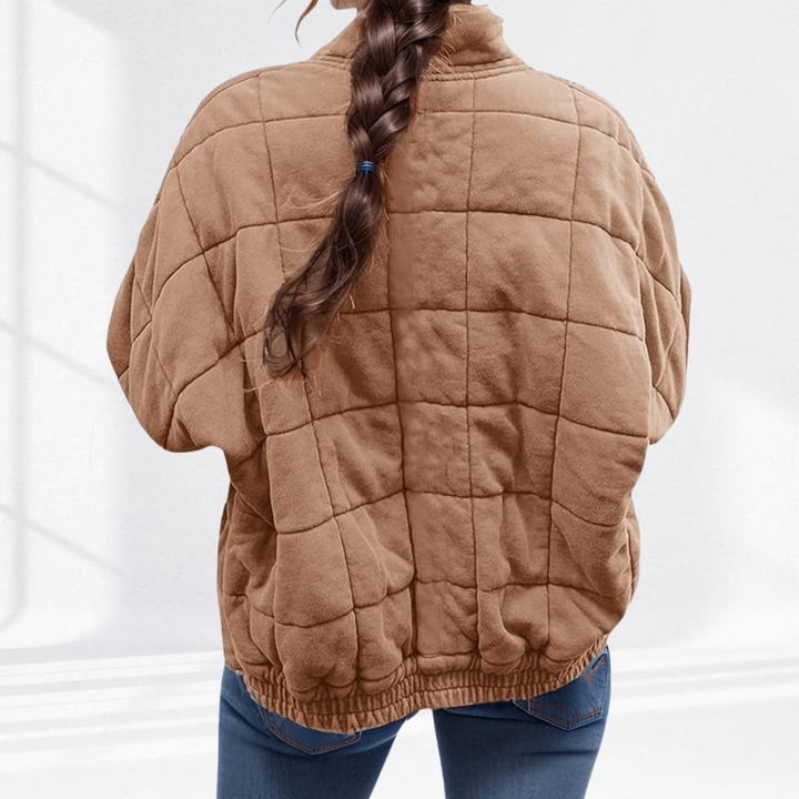 Sloane™ | Brown Quilted Comfort Jacket