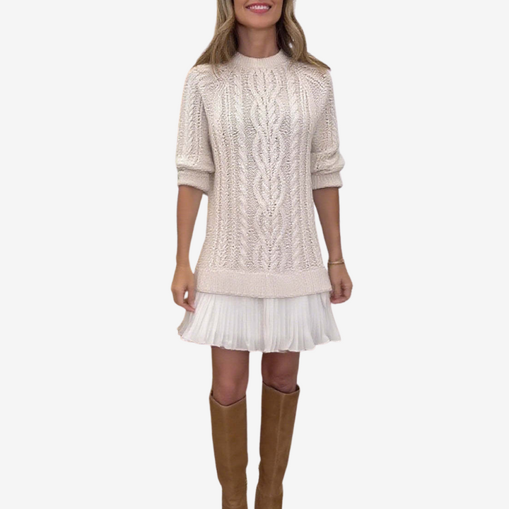 Elodie™ | Cozy Knit Sweater Dress