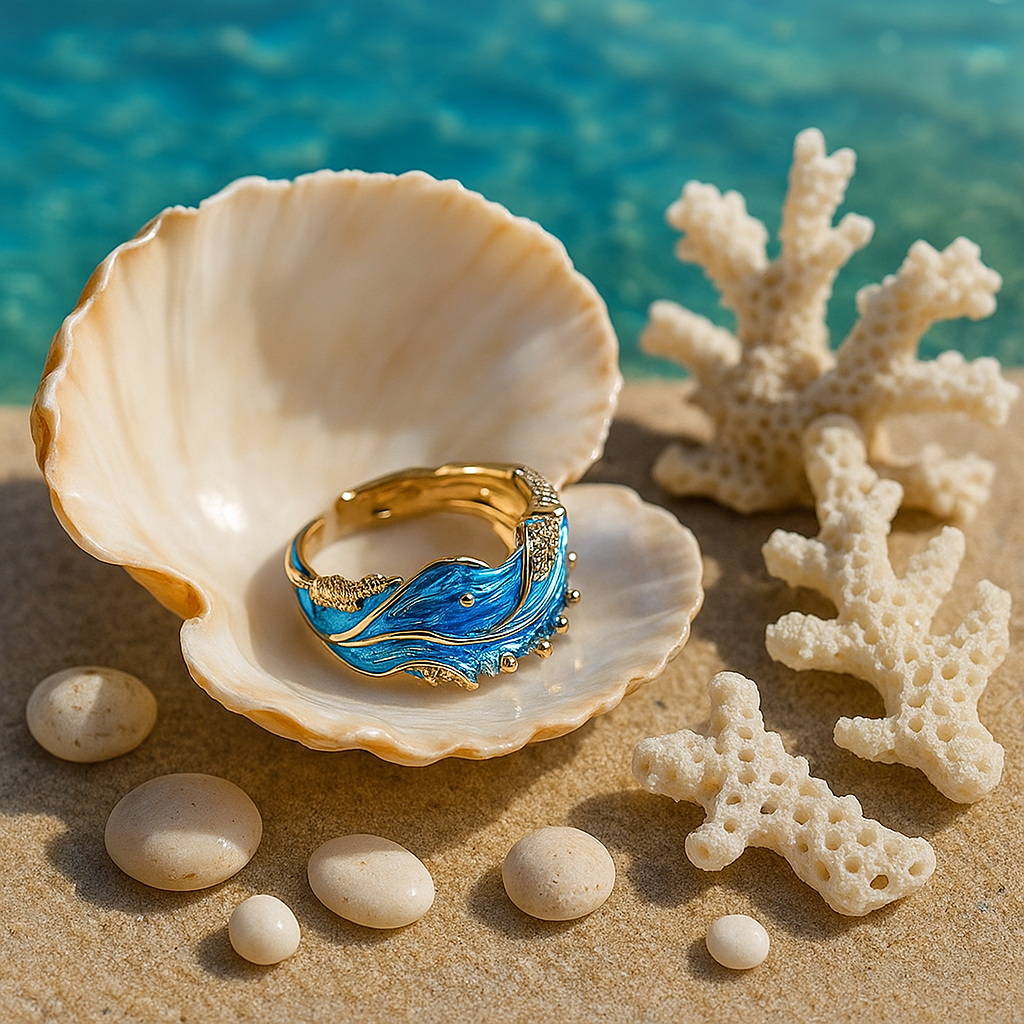 Amaris™ | Effortless Fall Ocean Ring
