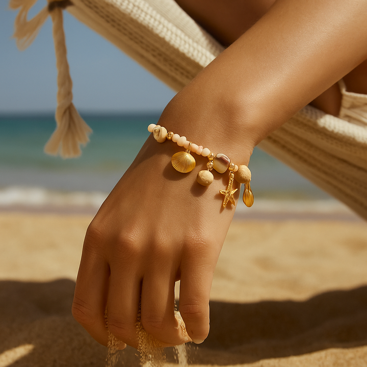 Elara™ | Timeless Morning Shell Bracelet