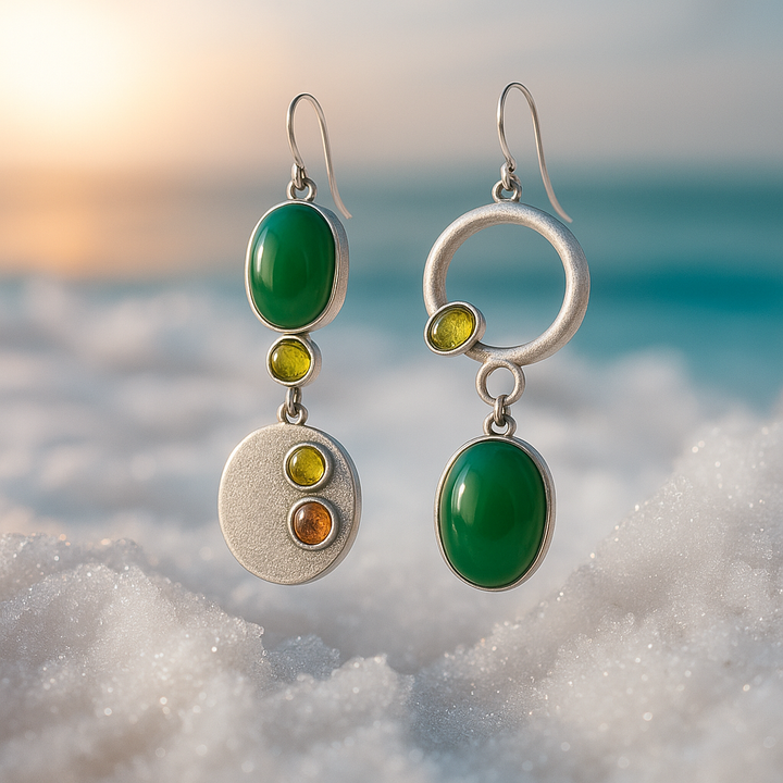 Aurélie™ | Elegant Silver Drop Earrings