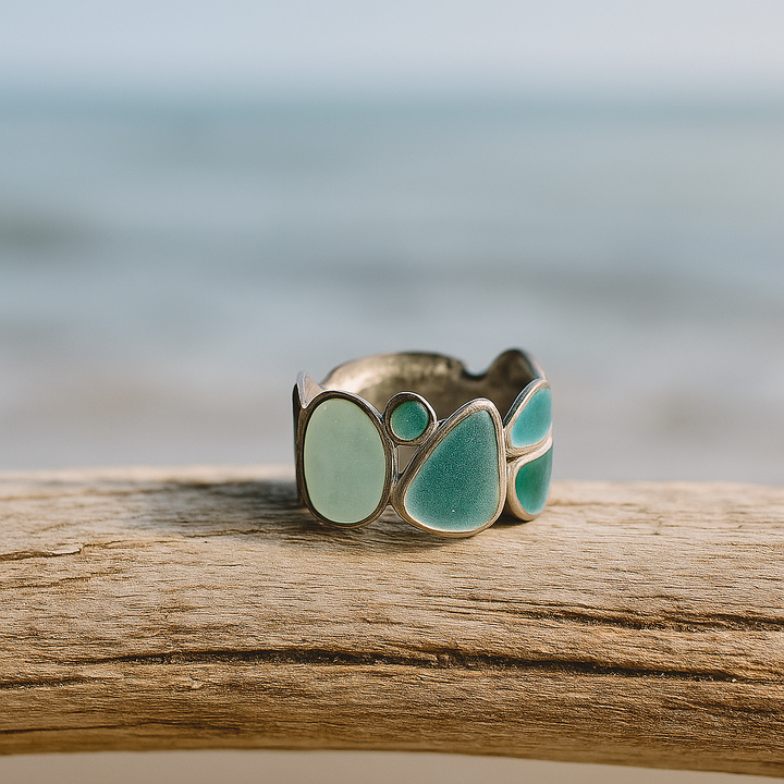 Juliette™ | Ocean Glow Silver Ring
