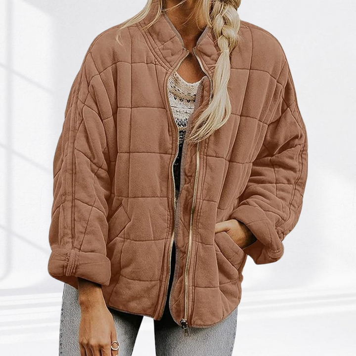 Sloane™ | Brown Quilted Comfort Jacket