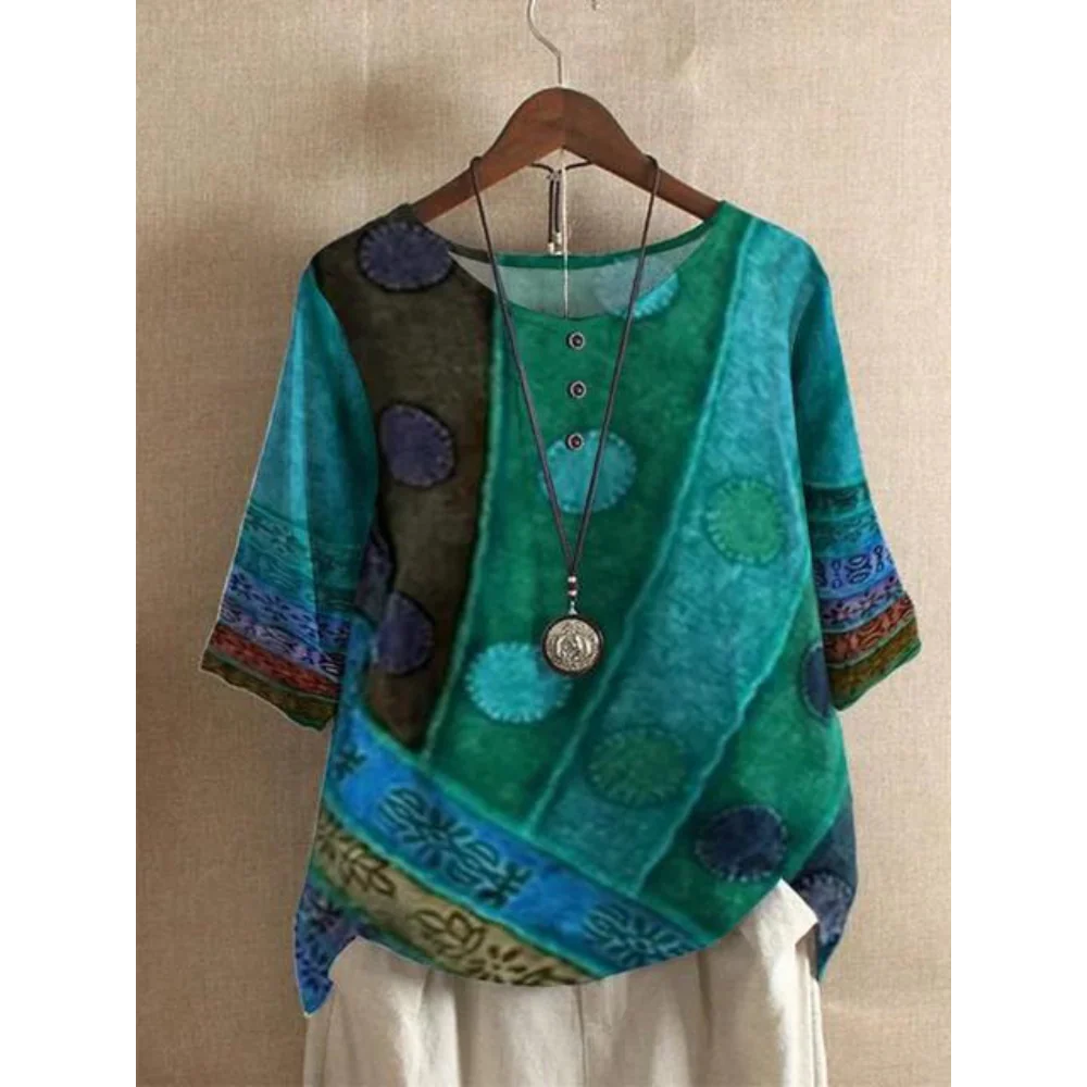 Valarie | Vibrant Boho Blouse