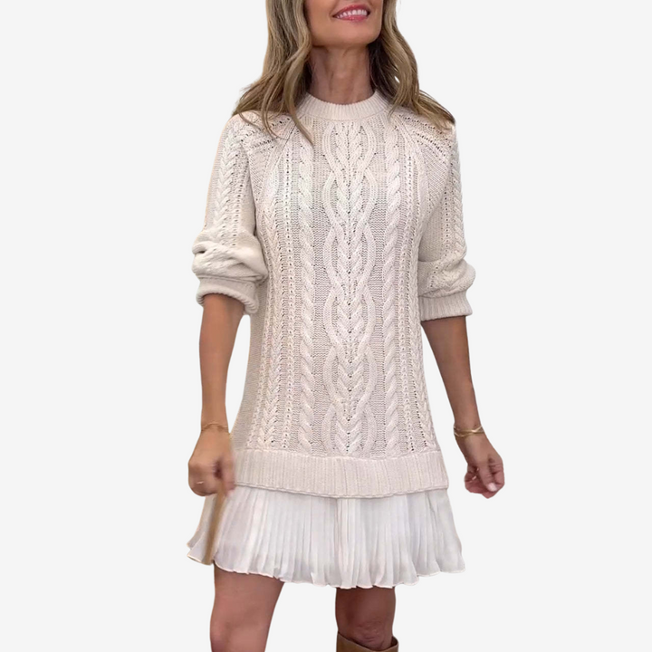 Elodie™ | Cozy Knit Sweater Dress
