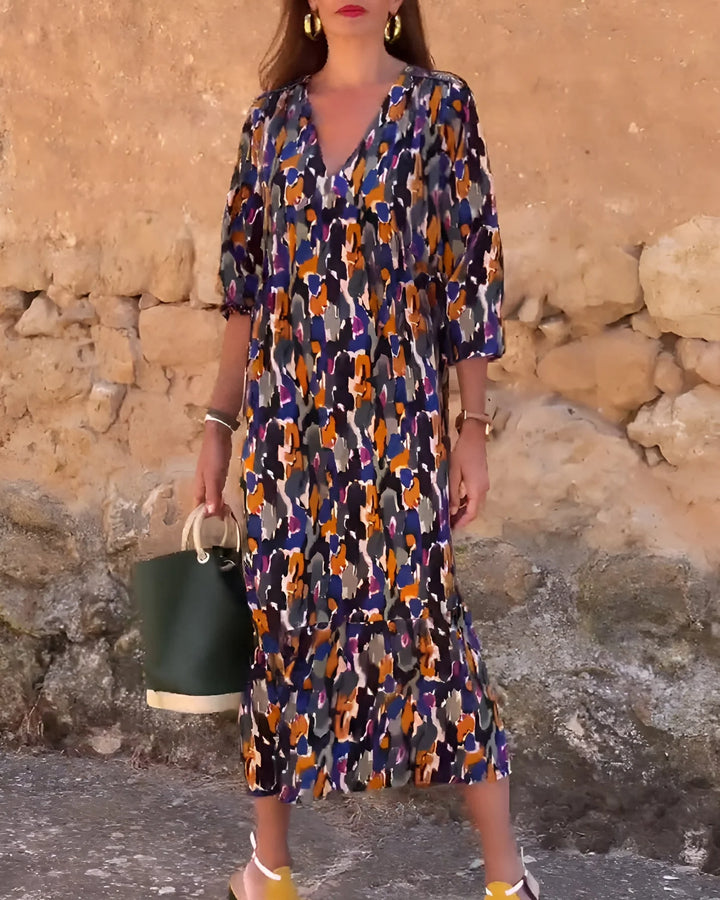 Nathalie | Effortless V-Neck Dress