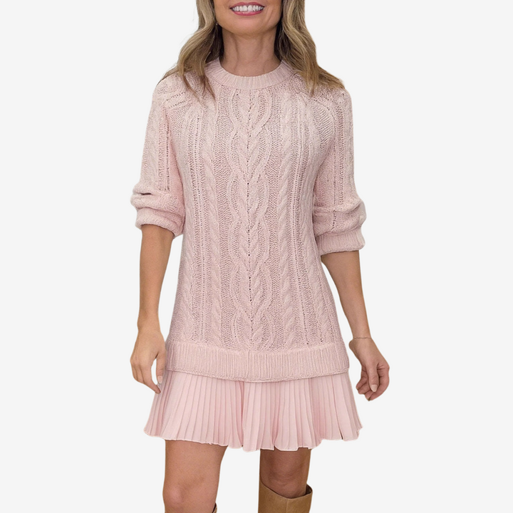Elodie™ | Cozy Knit Sweater Dress
