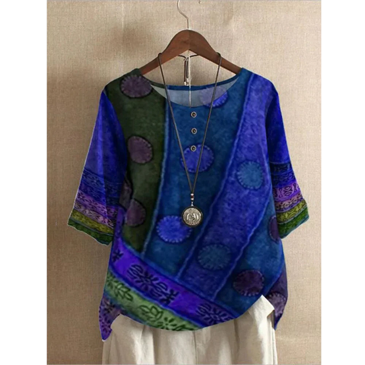 Valarie | Vibrant Boho Blouse