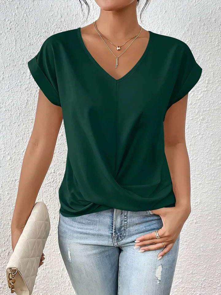 Serena™ | Cute V-Neck Shirt