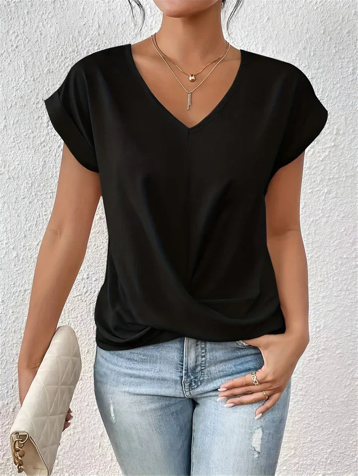Serena™ | Cute V-Neck Shirt