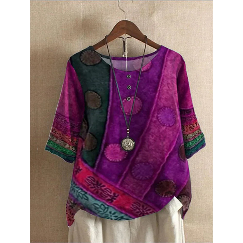 Valarie | Vibrant Boho Blouse