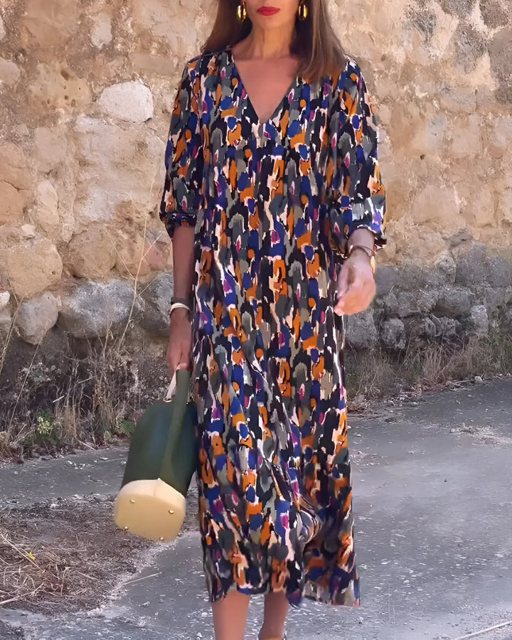 Nathalie | Effortless V-Neck Dress