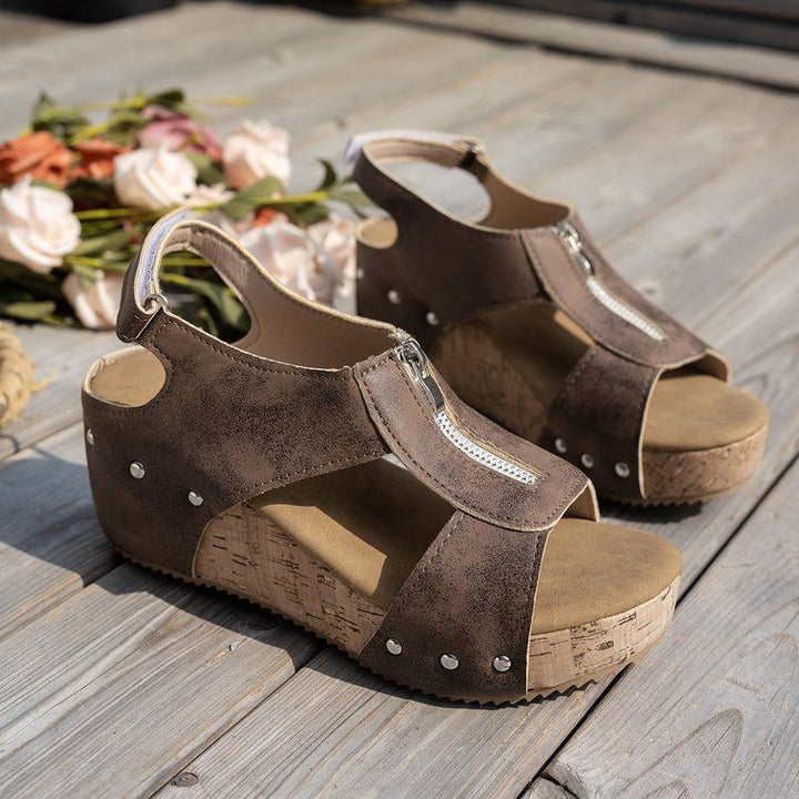Whitney™ | Elevated Wedge Sandals