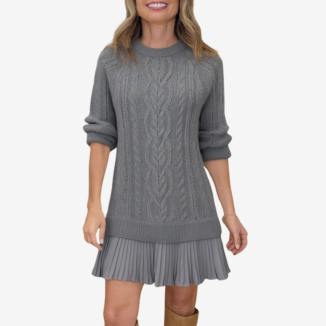 Elodie™ | Cozy Knit Sweater Dress