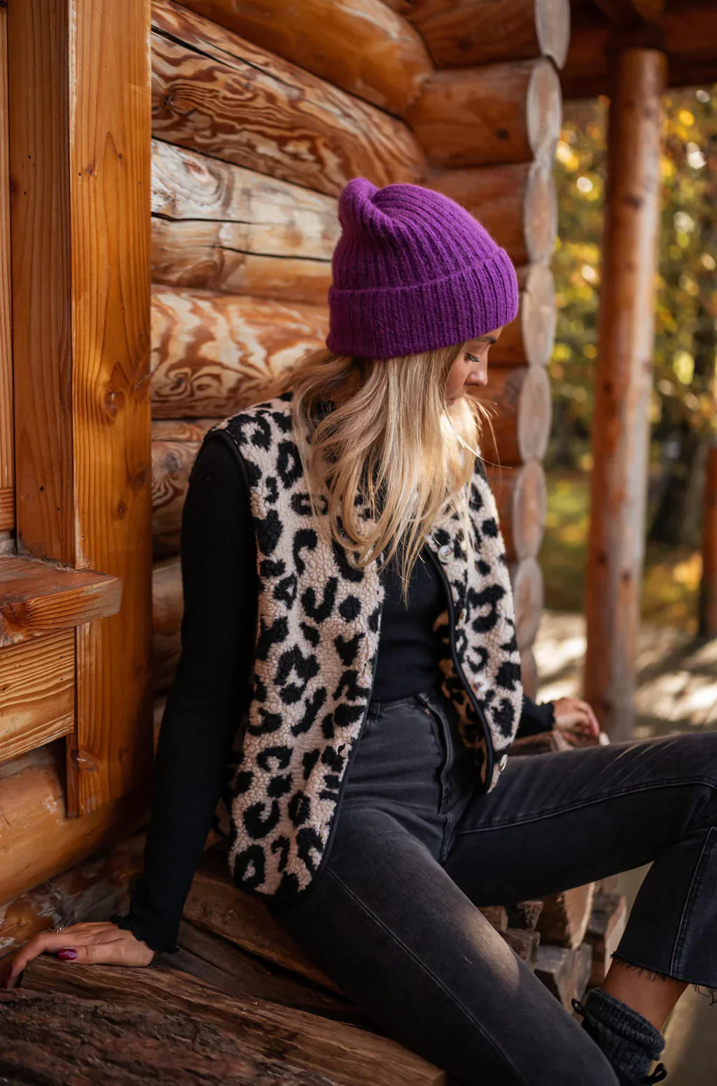 Olivia™ | Cozy Leopard Knitted Vest