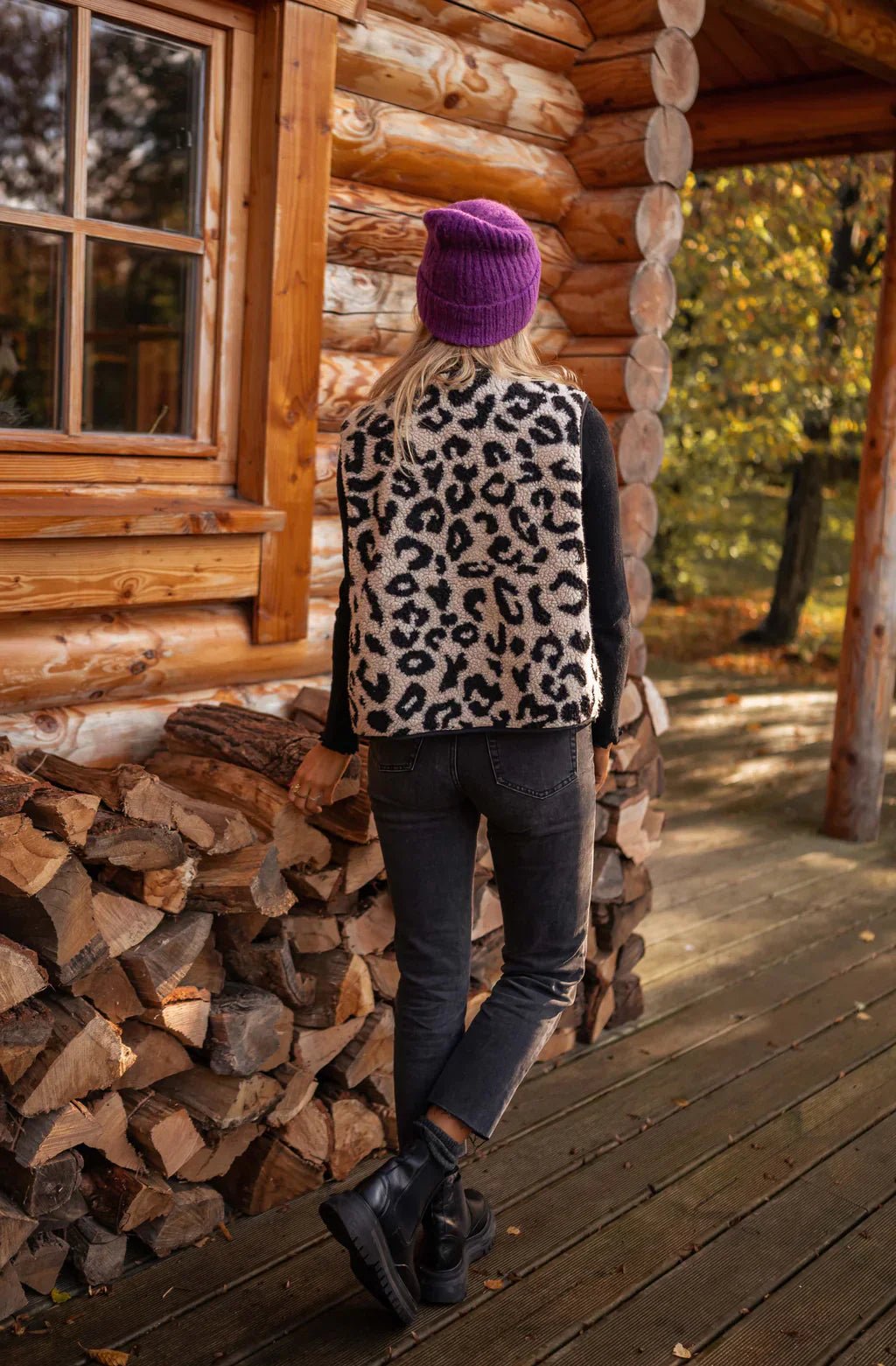 Olivia™ | Cozy Leopard Knitted Vest