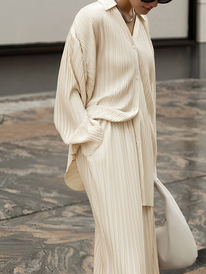 Marina™ | Elegant Relaxed Pants Duo