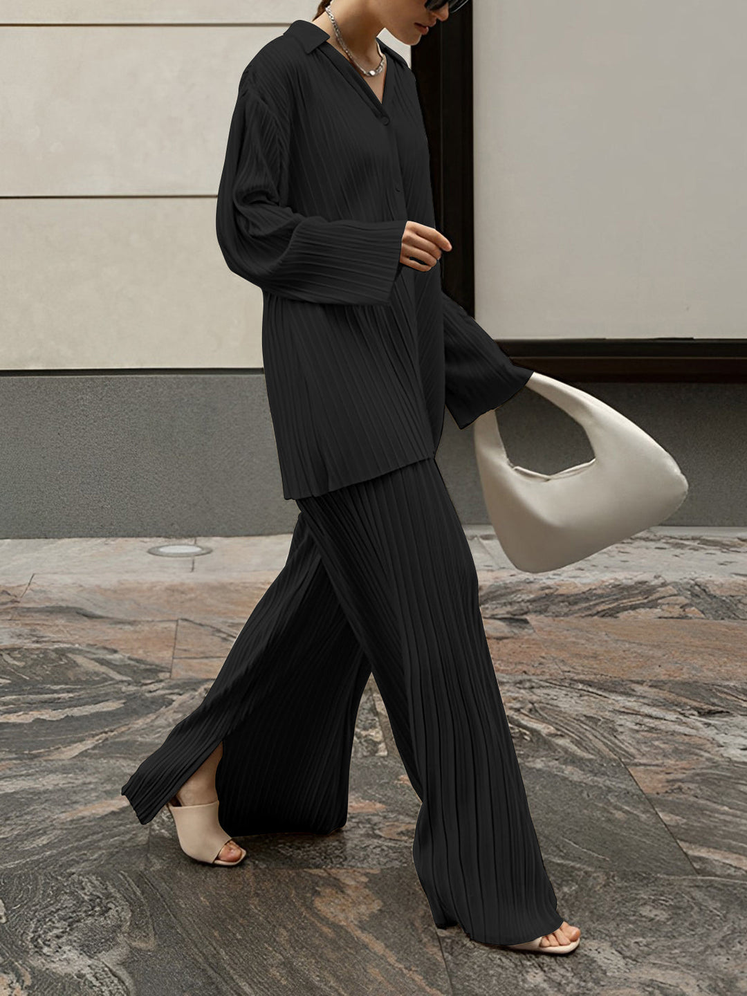 Marina™ | Elegant Relaxed Pants Duo