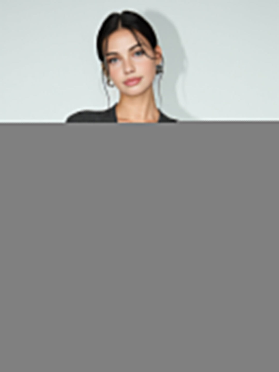 V-Neck Bodycon Jersey T-Shirt