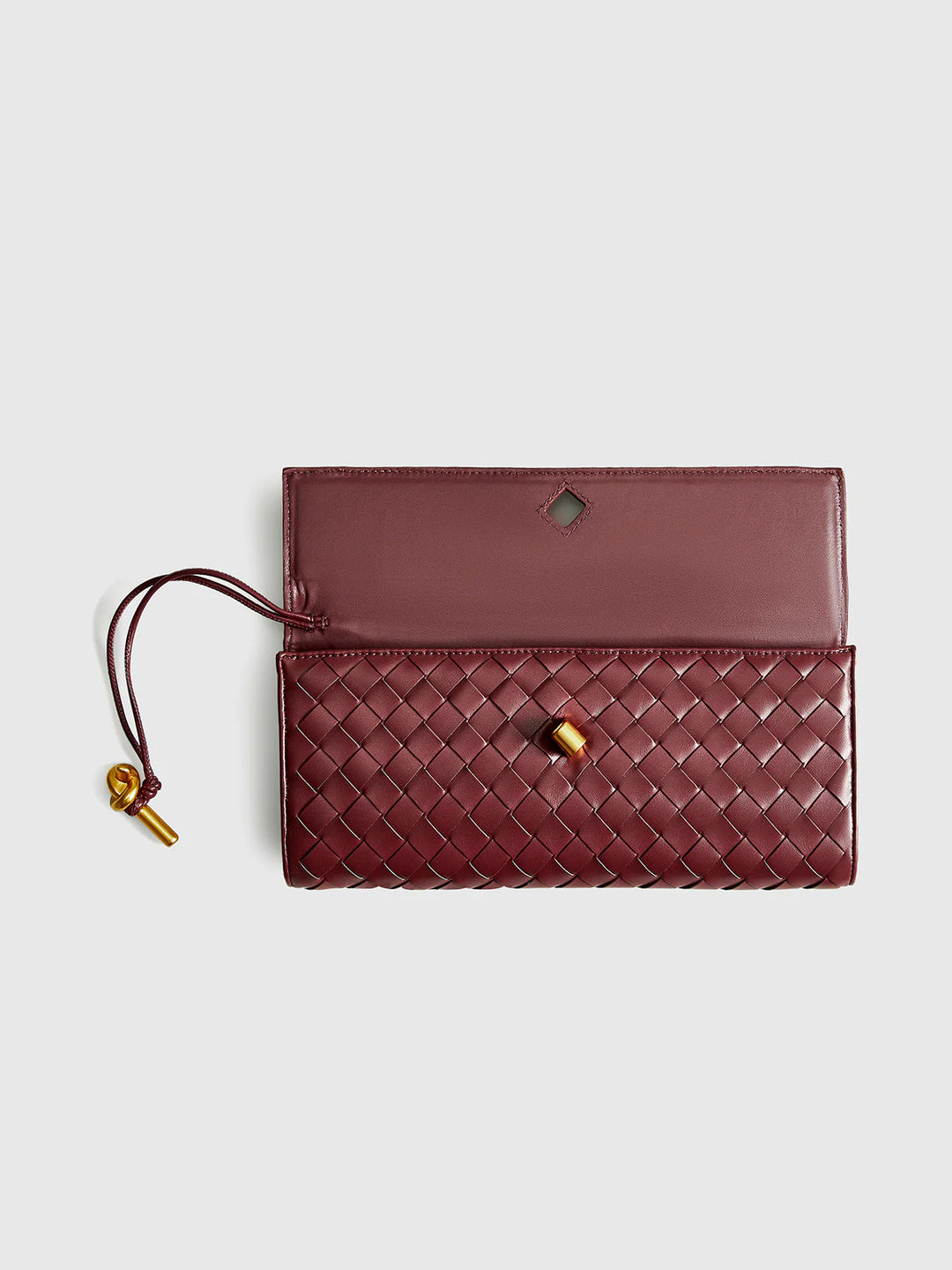Camille™ | Two Way Woven Flap Clutch Shoulder Bag