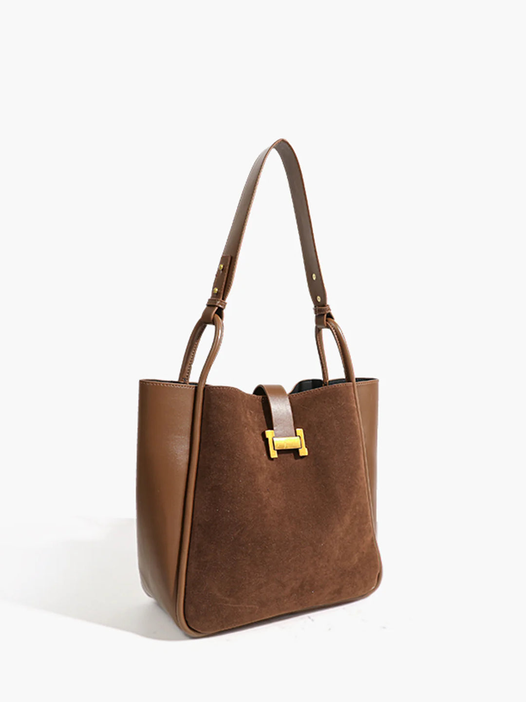 Valeria™ | Metal-Detail Panel Tote Bag