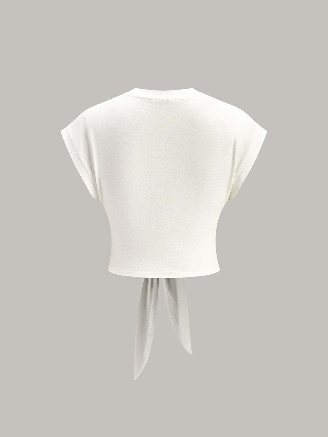 Tie-Front Cap Sleeve Top