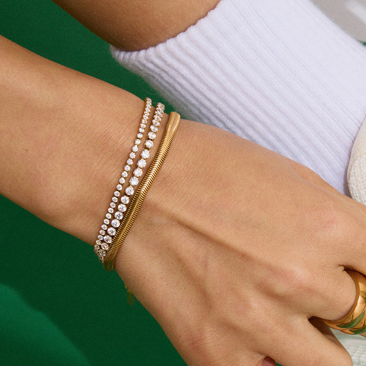 Cabaret Luxe Golden Bracelet