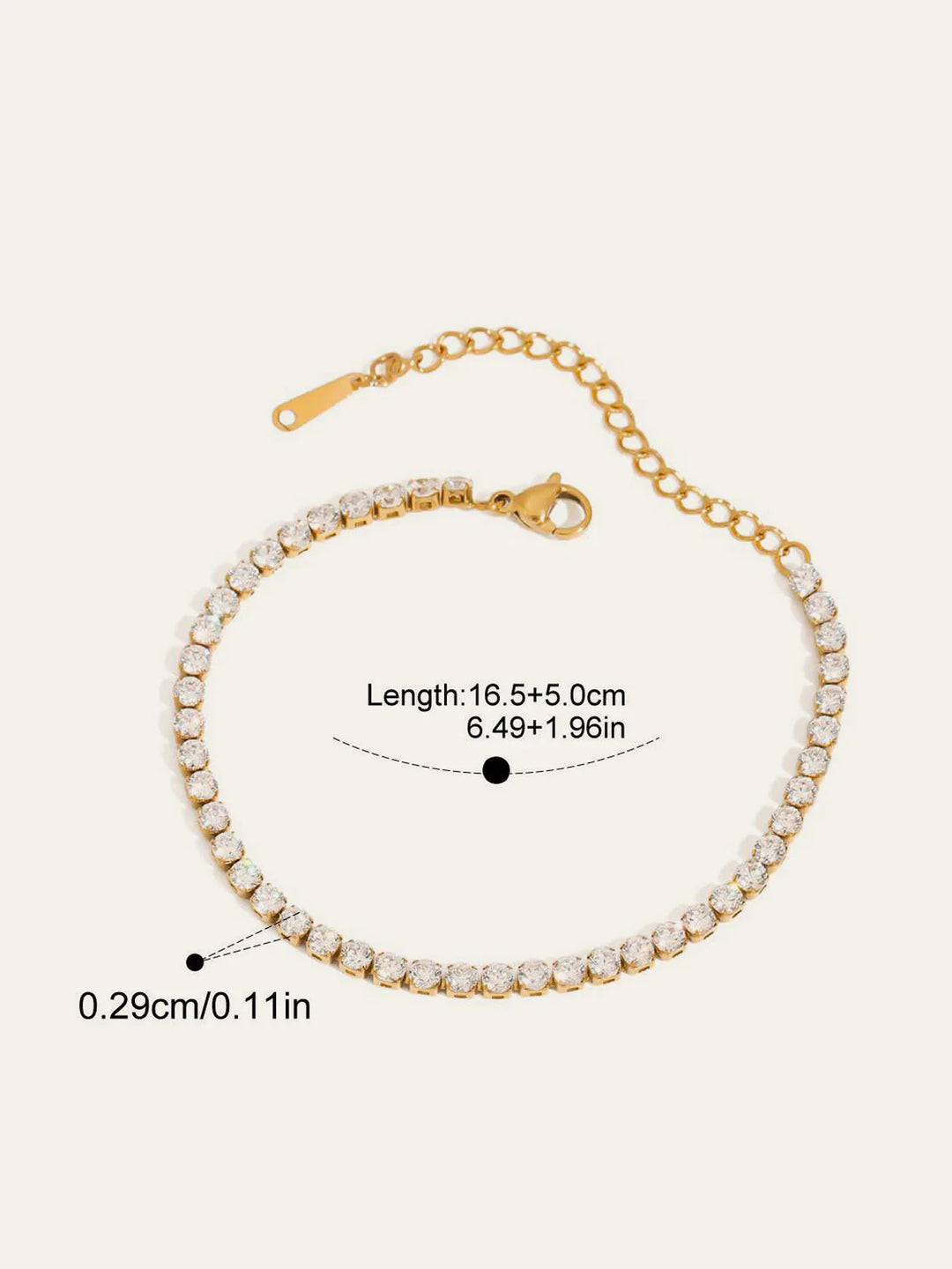 Cabaret Luxe Golden Bracelet