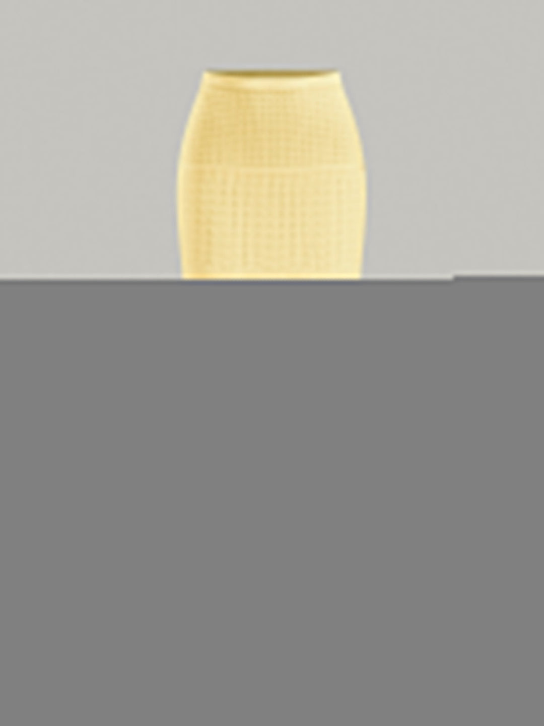 Wave Pattern Knit Maxi Skirt