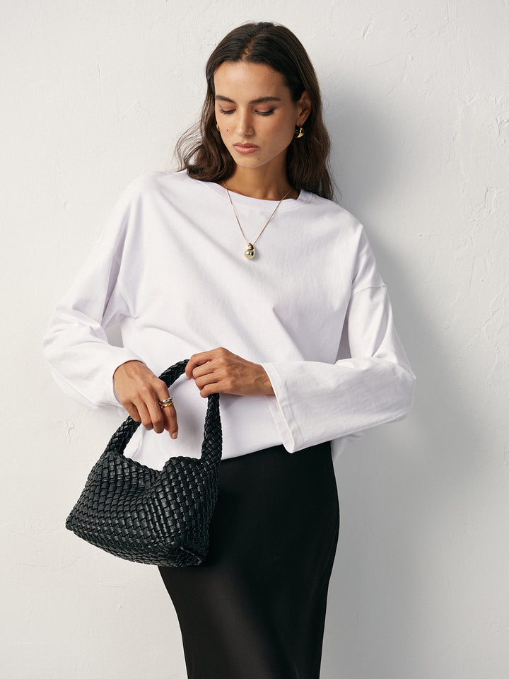Long Sleeve Cotton T-Shirt