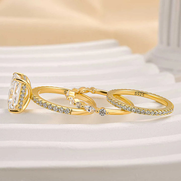 Jaily Luxe 3 Piece Ring Set