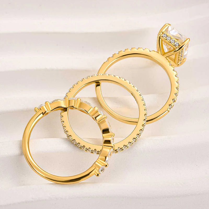 Jaily Luxe 3 Piece Ring Set