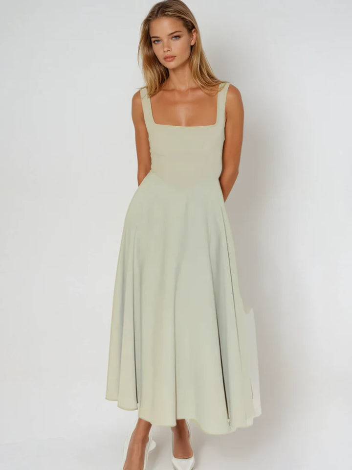 Reagan™ | Graceful Draped Midi Dress