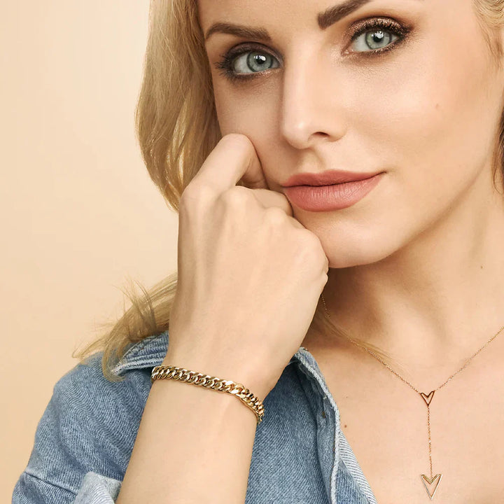 Estate Signature Cuban Bracelet