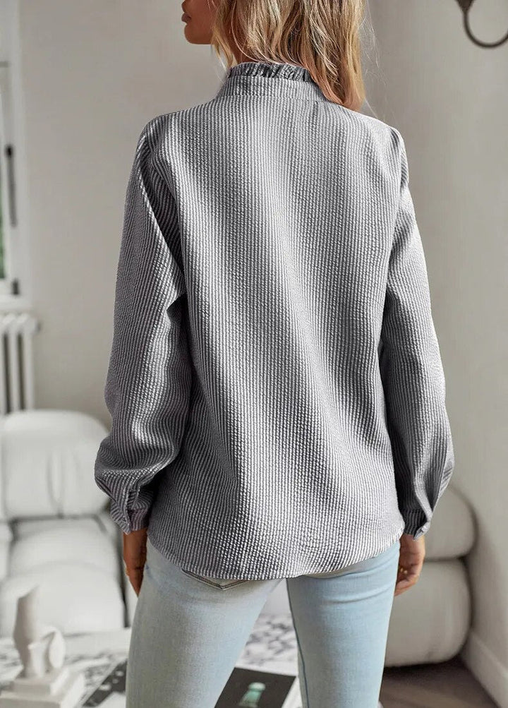 Simone™ | Ruffled Long Sleeve Blouse