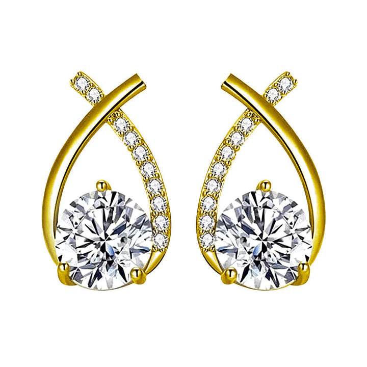 Arielle Pavé Teardrop Earrings