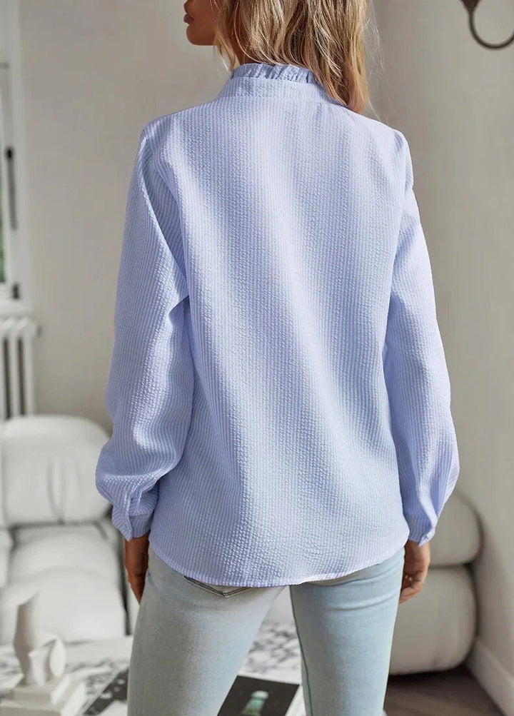 Simone™ | Ruffled Long Sleeve Blouse