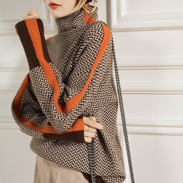 Hadley™ | Bold Stripe Turtleneck