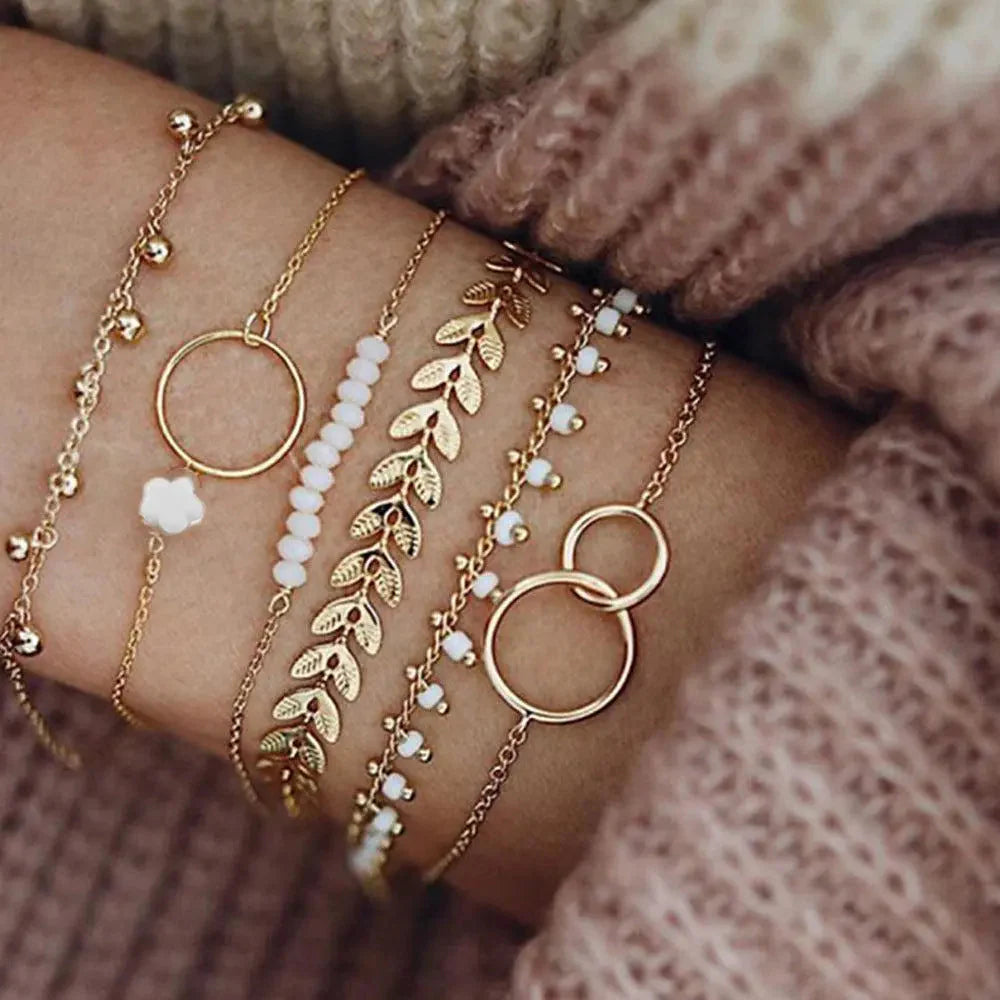 Layered Boho Bracelet Set