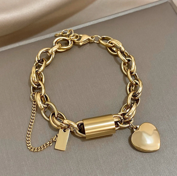 Heartened Chunky Bracelet