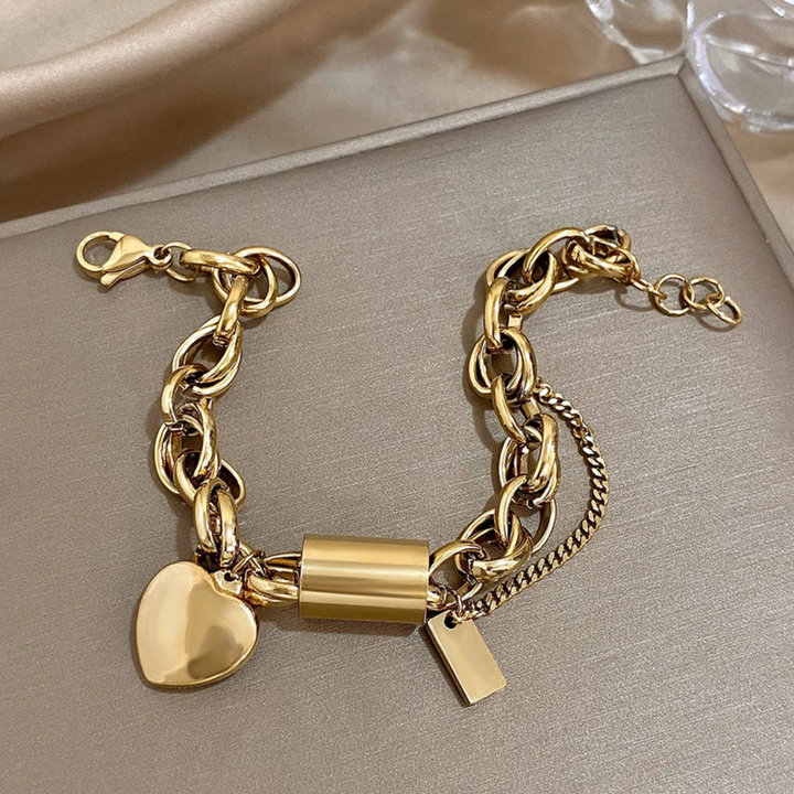 Heartened Chunky Bracelet