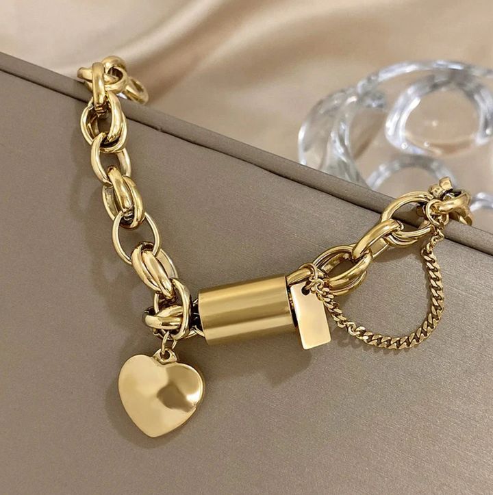 Heartened Chunky Bracelet