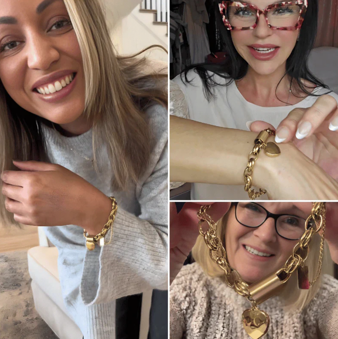 Heartened Chunky Bracelet