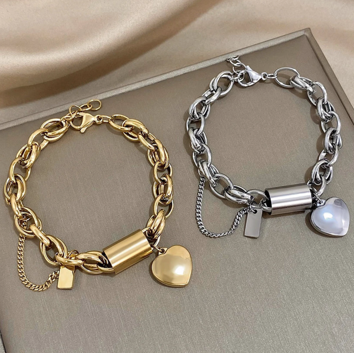 Heartened Chunky Bracelet