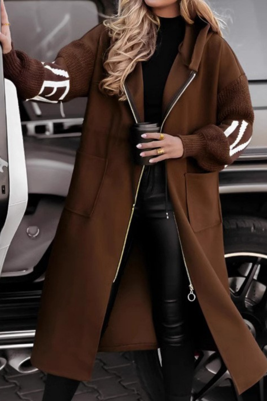 Anaïs™ | Effortless Knit Hood Jacket